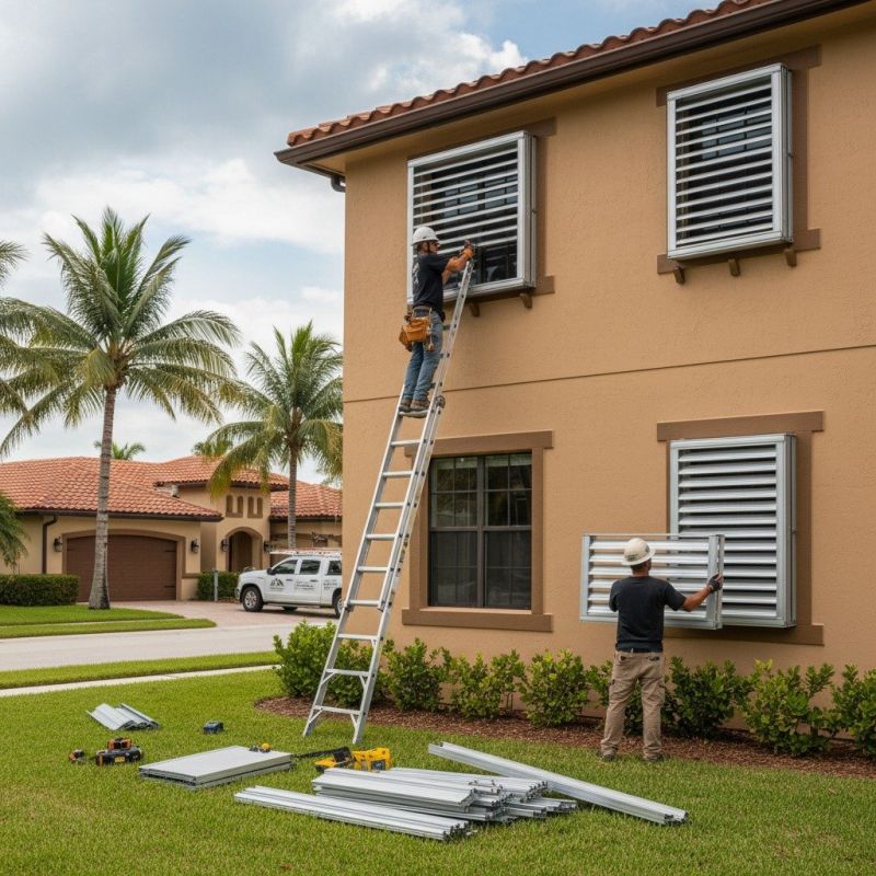 Hurricane Shutter Installation in Kansas City, KS